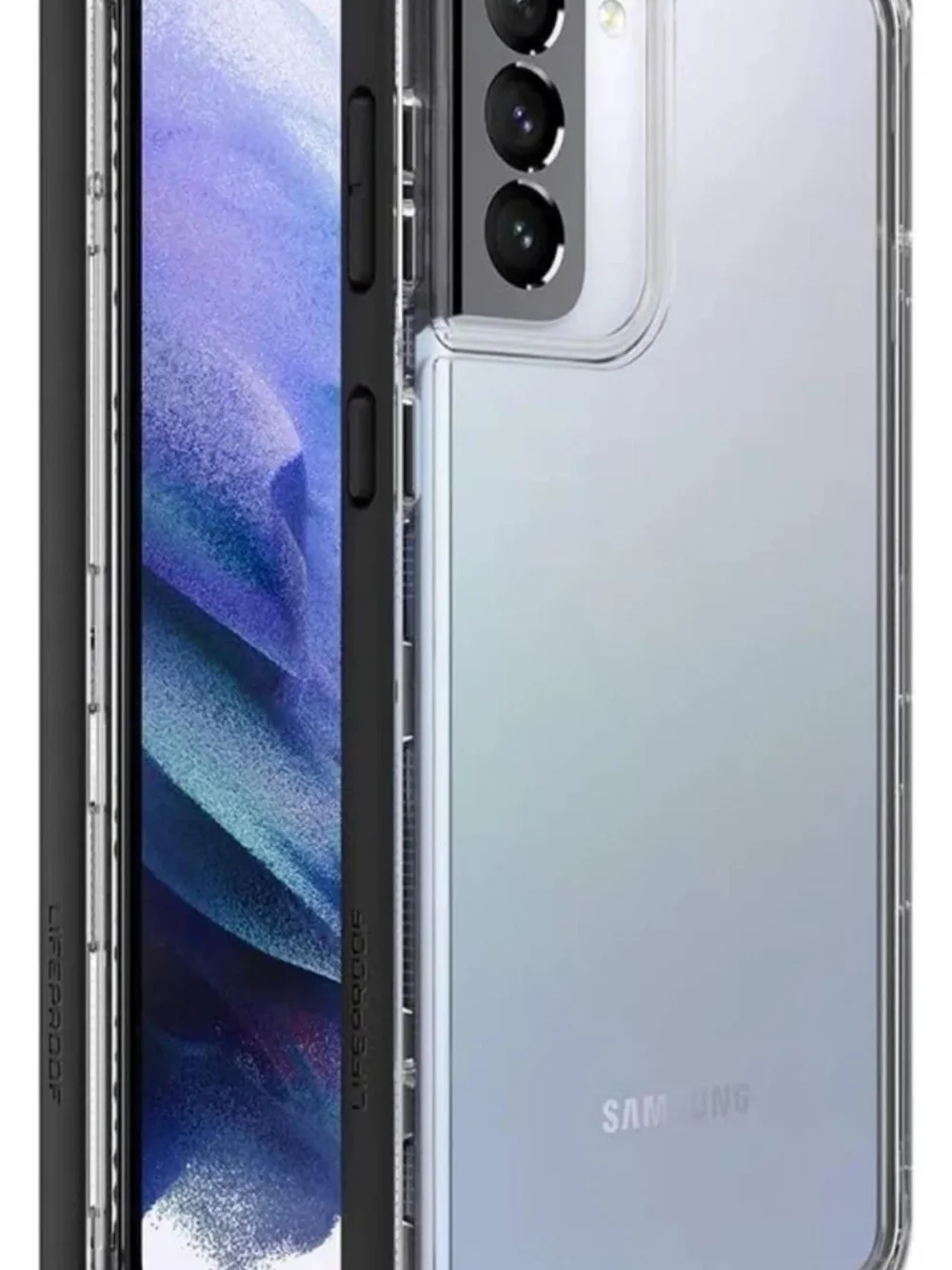 LifeProof NEXT SERIES Cell Phone Case for Galaxy S21+ 5G CLEAR BLACK